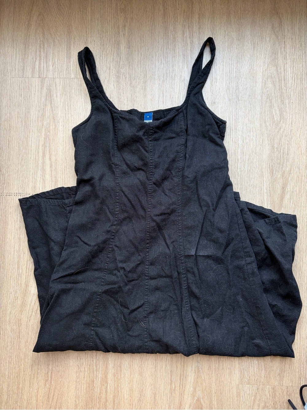 Old Navy Black Sleeveless Square-Neck Camisole